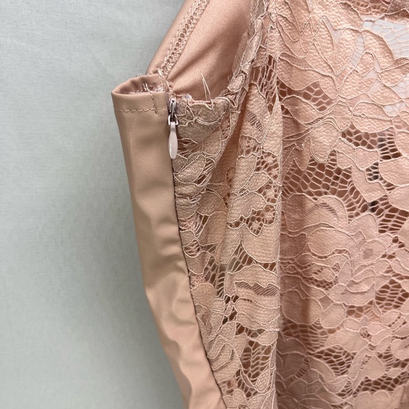 Haute Monde Satin Corset - bodysuit Blush - Picture 5 of 9